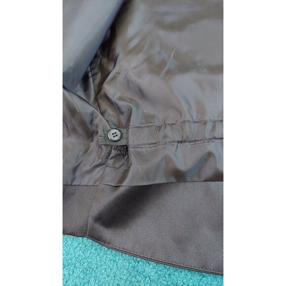 Edwards Vest Black and Gold Formal Casual Lattice Print Button Up Vest - Picture 6 of 9